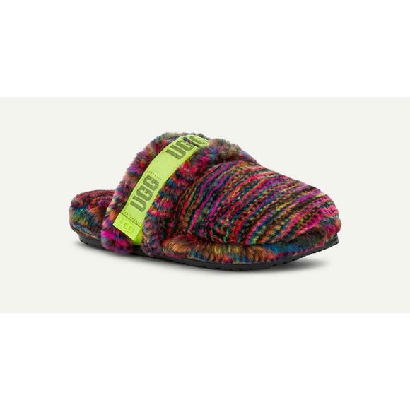UGG Fluff It Pixelate Men's Slippers NWOT Size 8 - Picture 1 of 8